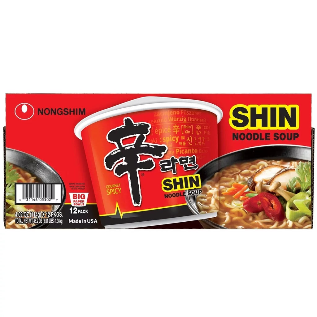 4.02 Ounce Pack of 12 Spicy Beef Ramen Noodle Soup N711