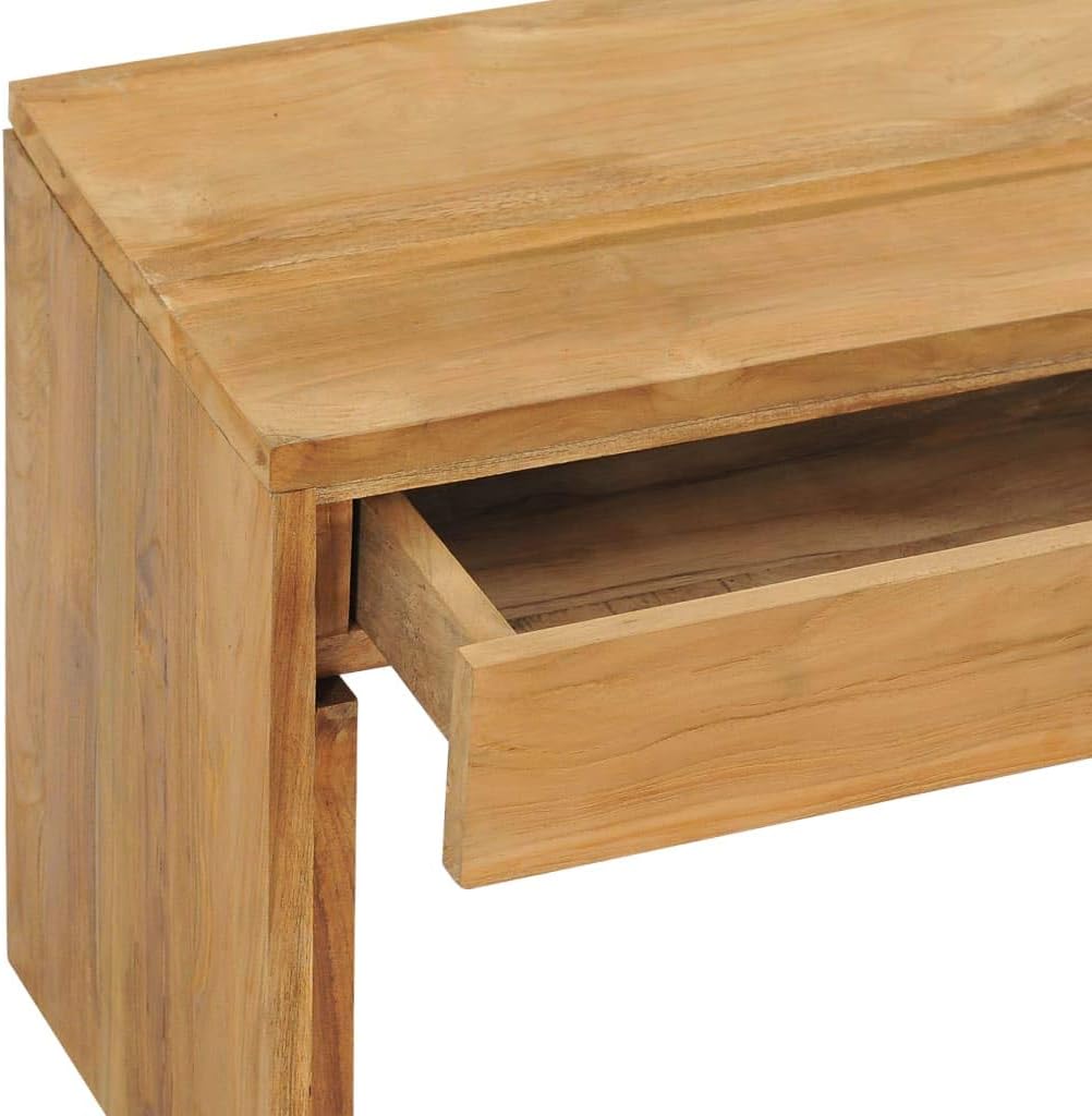 39.4"x13.8"x17.7" Solid Wood Teak TV Stand A350888
