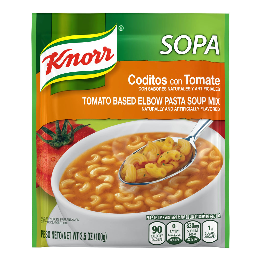Tomato Based Elbow Pasta Soup Mix 3.5 Oz (Pack of 8) S830