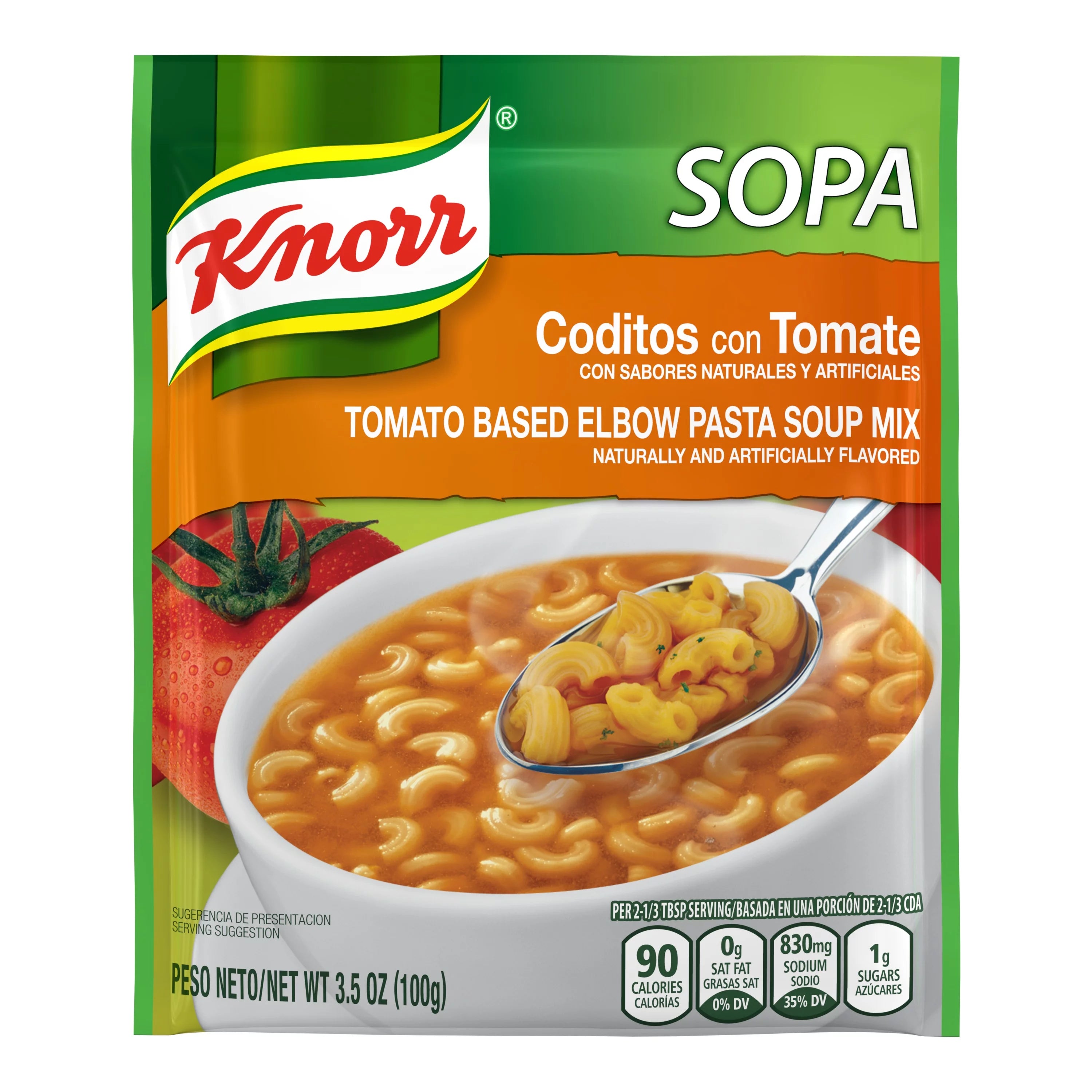 Tomato Based Elbow Pasta Soup Mix 3.5 Oz (Pack of 8) S830