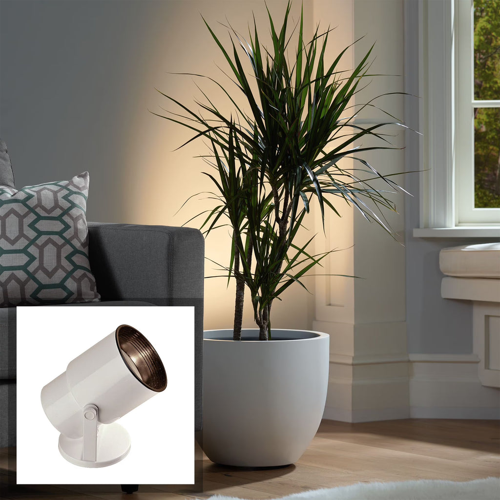 Gloss White Finish Indoor Accent Spot-Light 8" High U387188