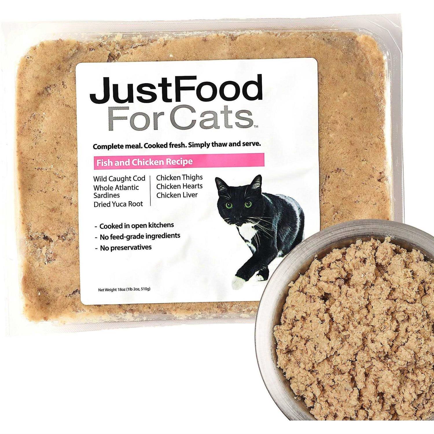 Fish & Chicken Recipe Fresh Frozen Cat Food J39136
