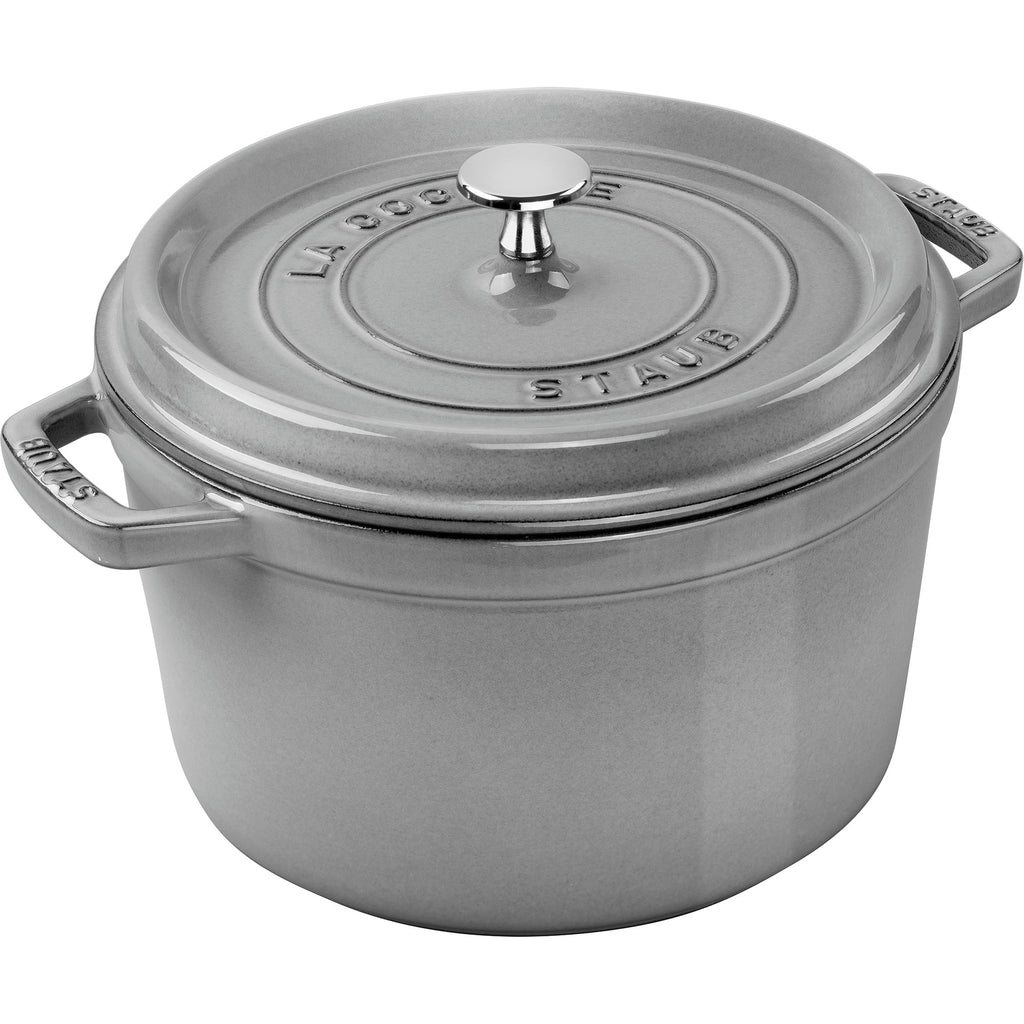 Cast Iron Dutch Oven 5-qt Tall Cocotte, Graphite R422