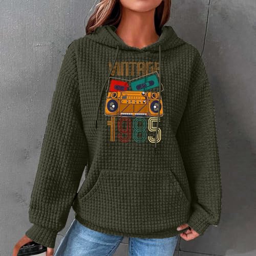 Womens Long Sleeve Pullover Hoodies with Pocket R3093