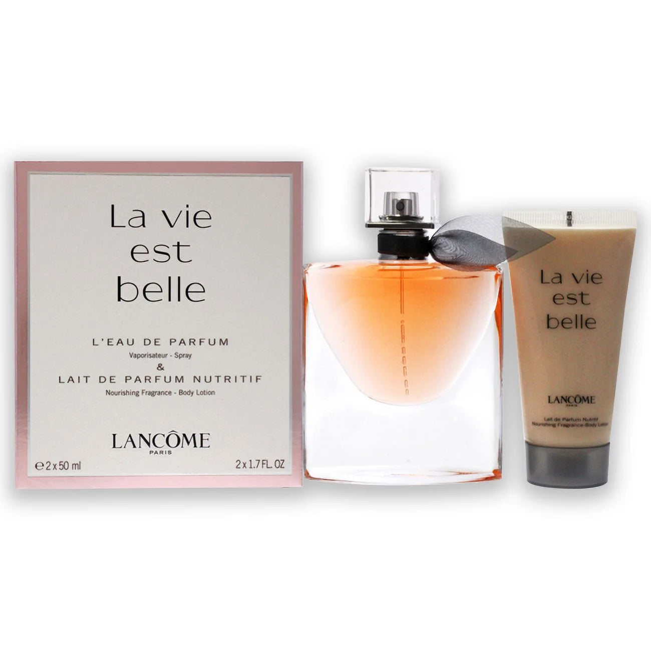 2 Pc Gift Set 1.7oz Eau De Parfum Natural Spray, 1.7oz Body Lotion E52519