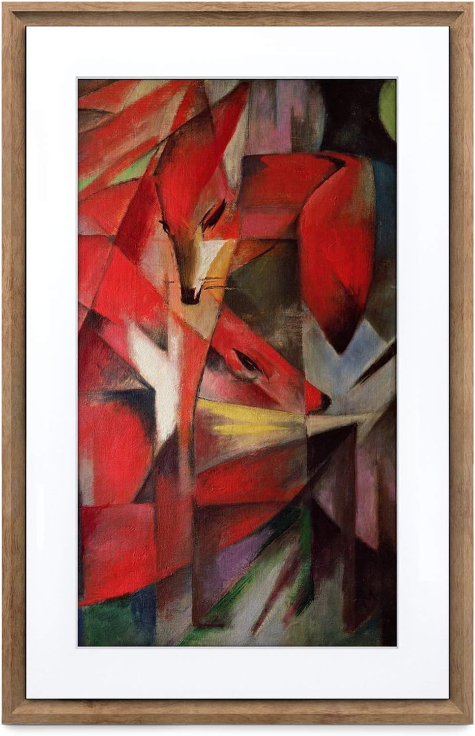 16X24 Dark Wood Frame Digital Canvas J36349