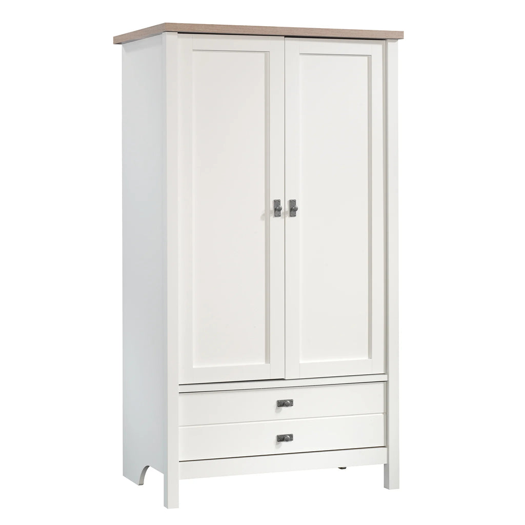 Soft White Armoire V3522