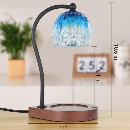 Black Electric Candle Warmer Lamp with Timer K9521