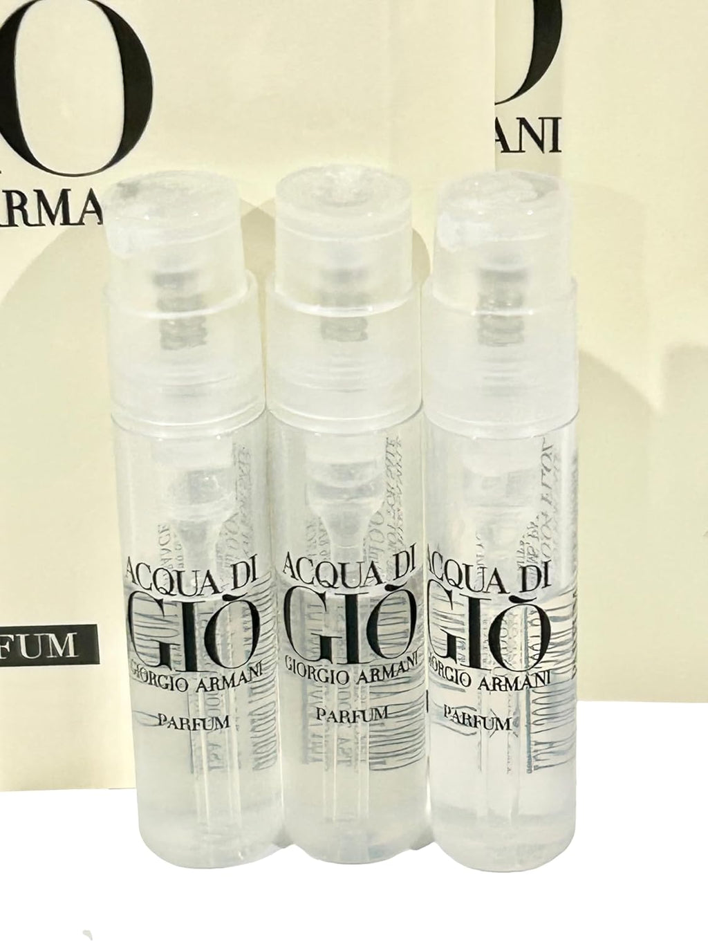3 Pcs Acqua Di Gio Parfum Sample Spray Perfume 1.2ml X713071