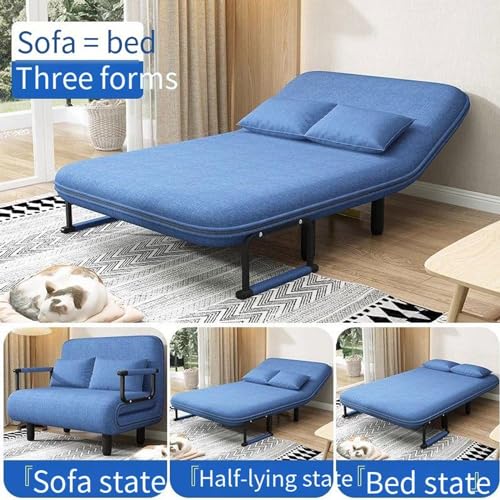Twin Size Memory Foam Convertible Sofa Bed with Washable Cover I2045