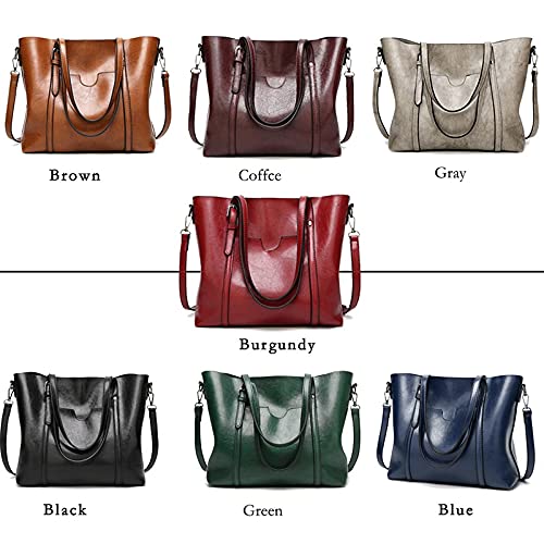 Brown Leather Top Handle Satchel Tote Bag O96868