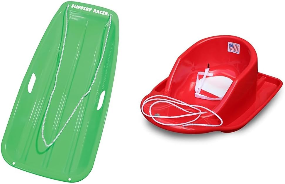 Flexible Plastic Cold-Resistant Toboggan Snow Sled H388073
