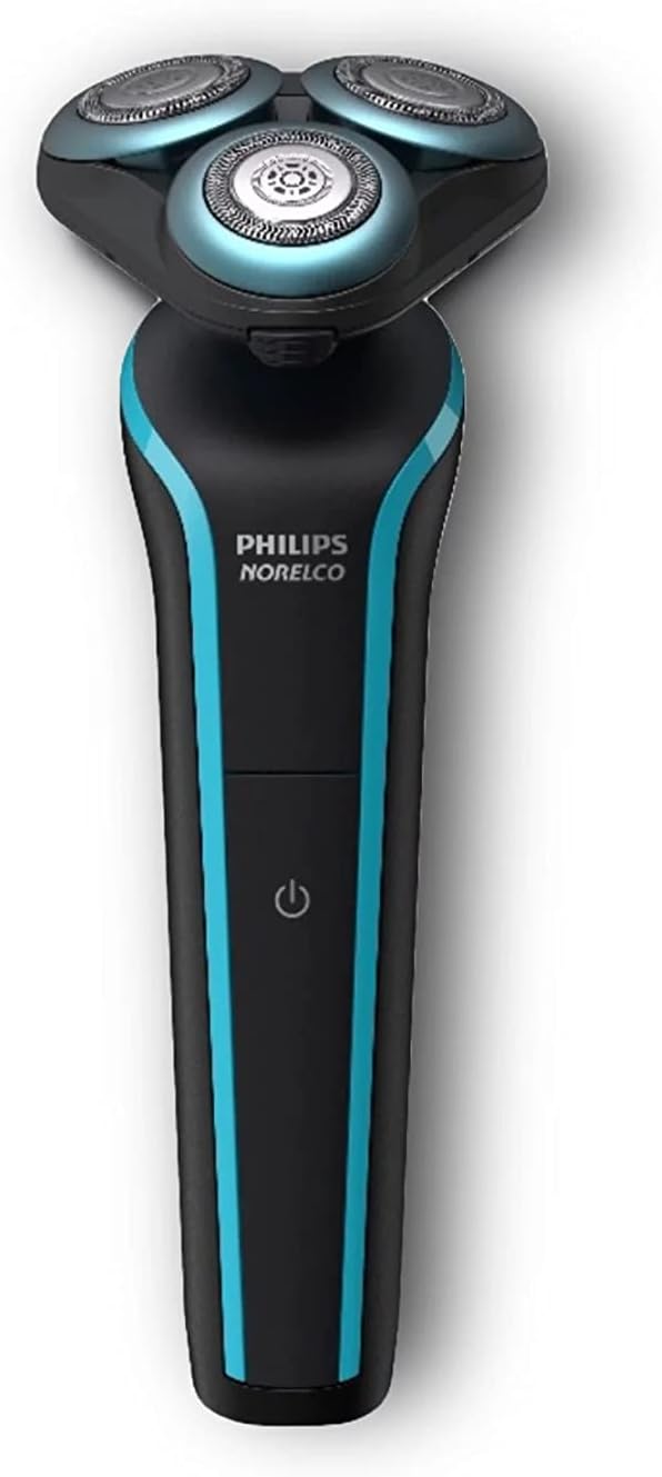 Rechargeable Wet & Dry Shaver with Click-On Precision Trimmer F1101