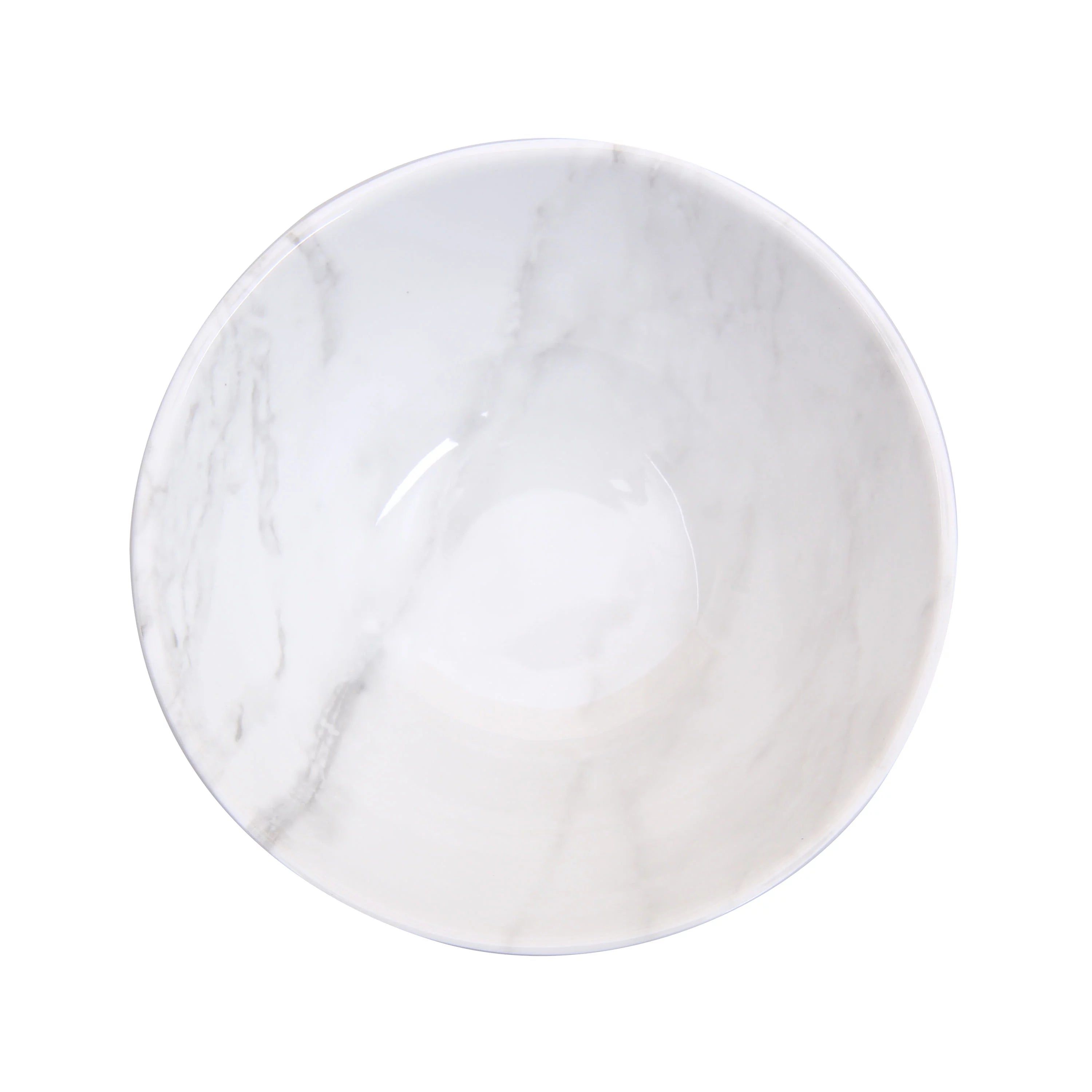 12-Piece Melamine Grey and White Marble Dinnerware Set P807