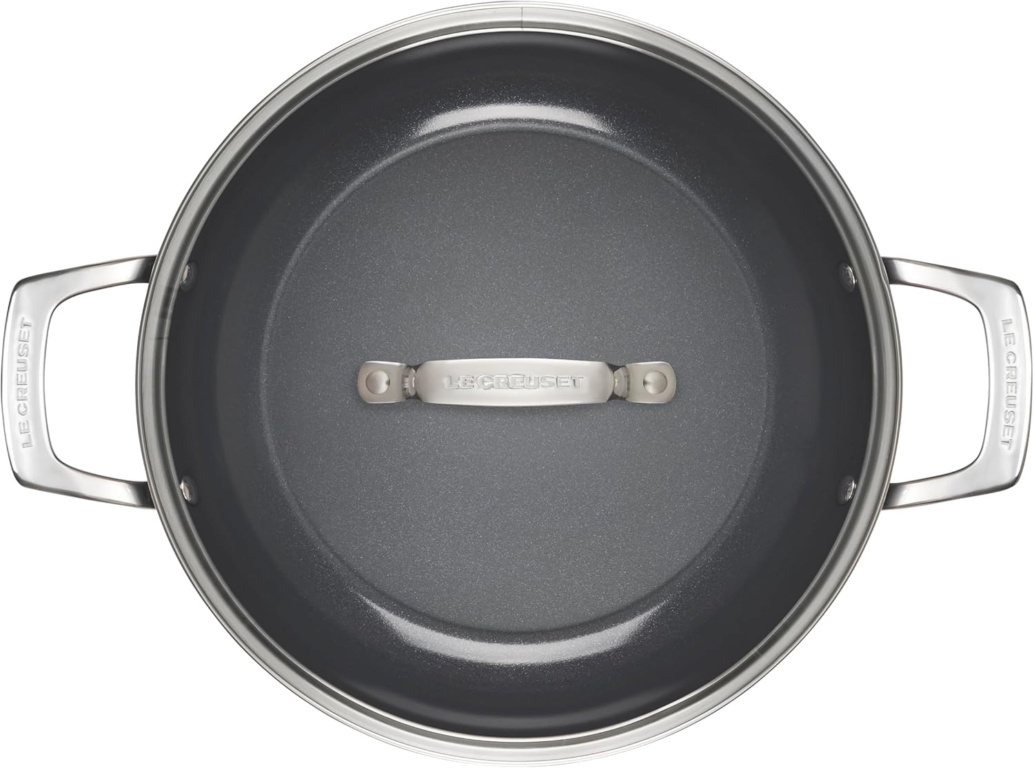 3.5 qt Non-stick Ceramic Shallow Braiser with Glass Lid T1643