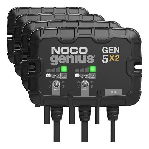 2-Bank 10A 12V Waterproof Marine Battery Charger R35996
