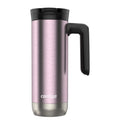 20 oz Insulated Stainless Steel Travel Mug with Handle in Pink N972242