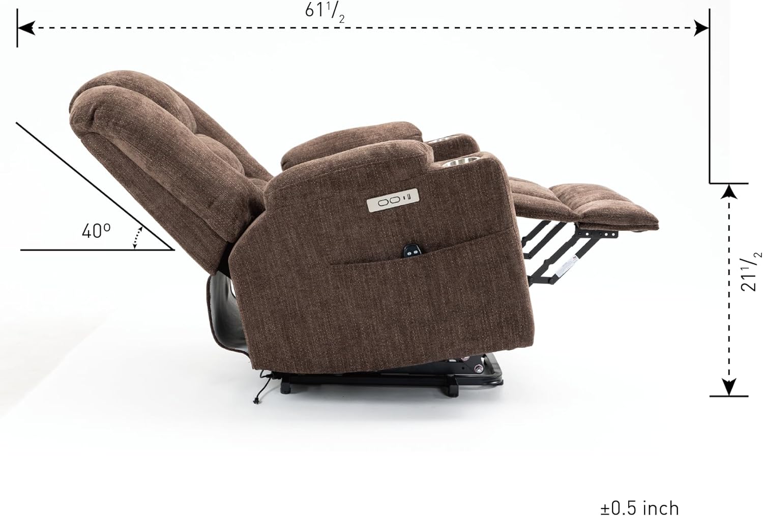 Brown Lift Recliner Chair L91785