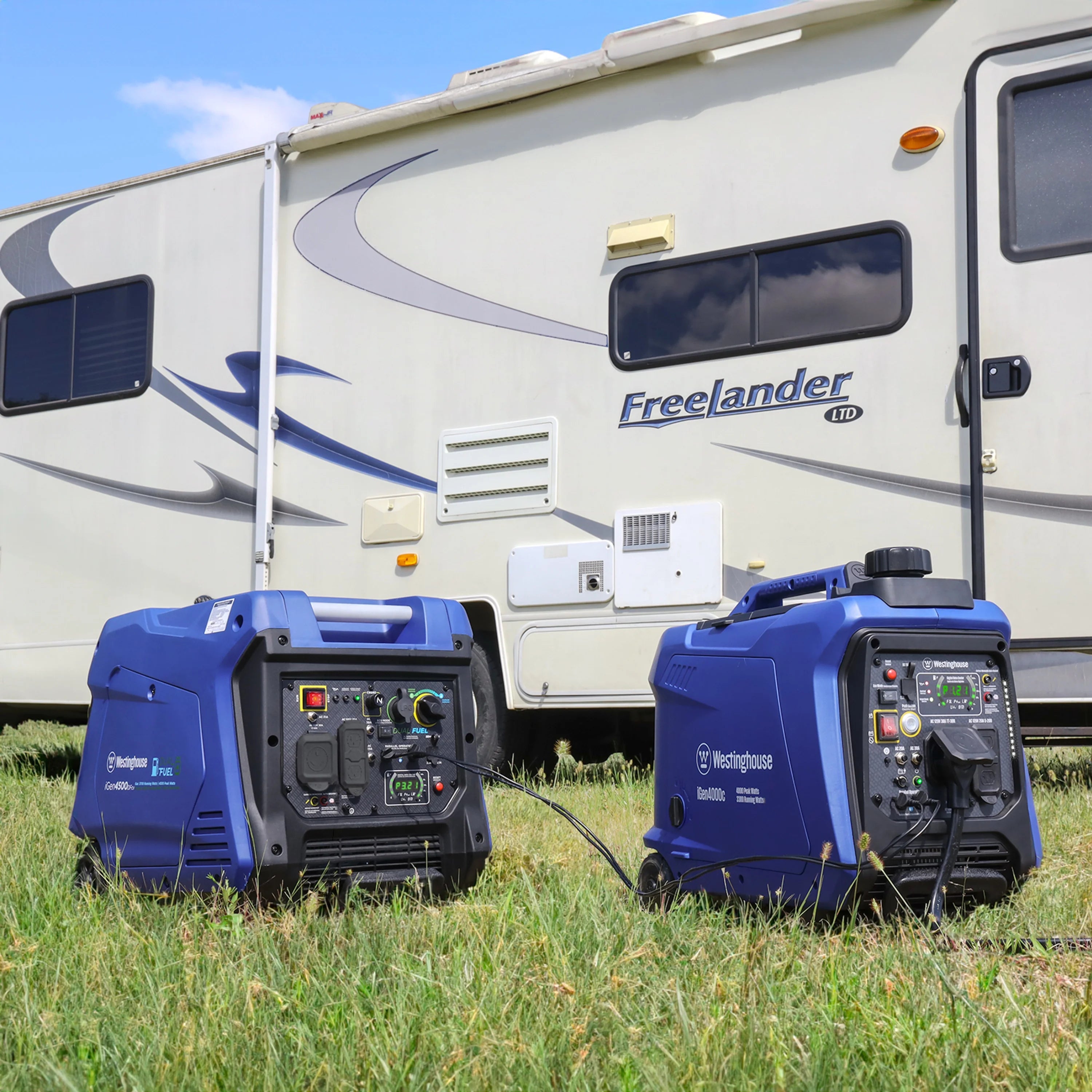 4000 Peak Watt Gas Portable Inverter Generator with Remote Start X632