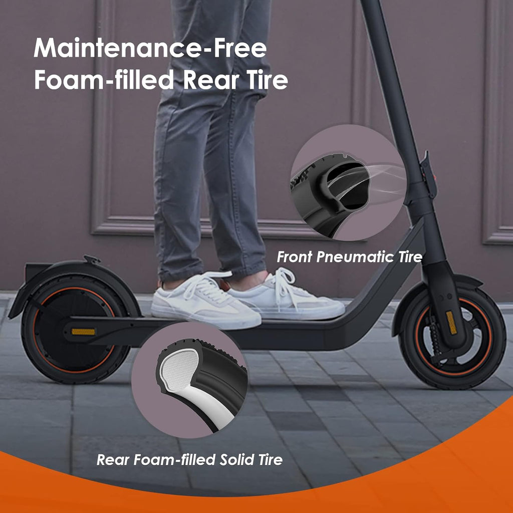 750W Electric Scooter with 22MPH 30Miles Range 10'' Pneumatic Tire O3657