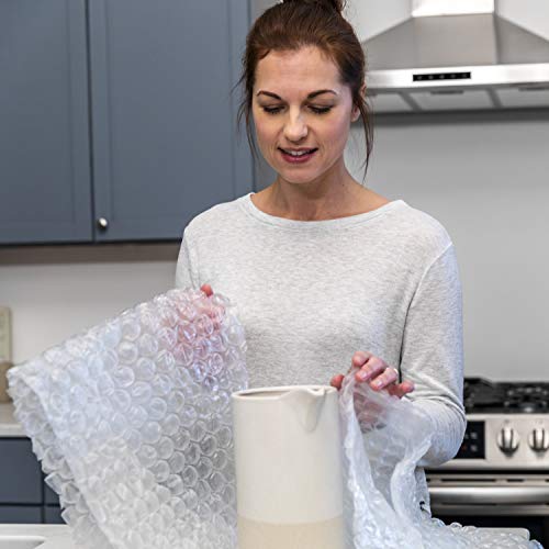Large Bubble Wrap Roll, 5/16" Bubble Cushioning Wrap, Perforated Every 12", 12" x 15', Pack of 2 R468
