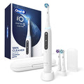 White Rechargeable Electric Toothbrush with 3 Brush Heads and Travel Case T118