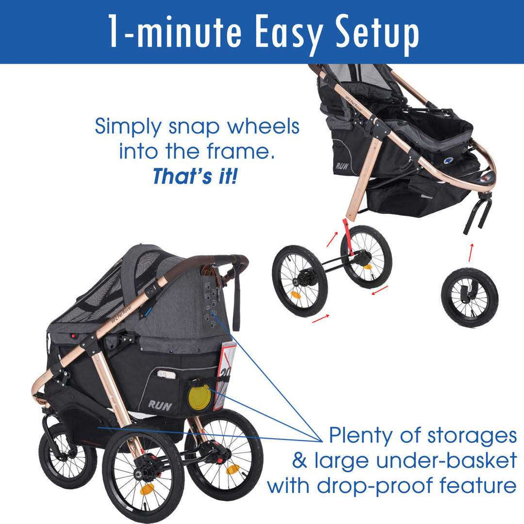 Pet Rover Run Jogging Stroller O68578