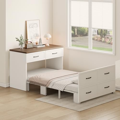 Twin Size Murphy Bed with Mattress Included M45131