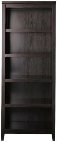 5 Shelf Bookcase, Espresso K180748