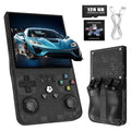 Retro Handheld Game Console 128G Built-in 18000+ Classic Games 4.0-in IPS Screen Black Y409568