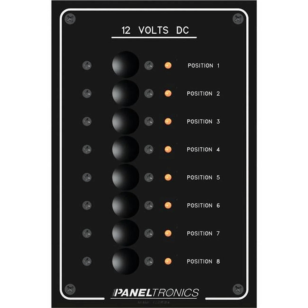 DC 8 Position Circuit Breaker with LEDs P761802