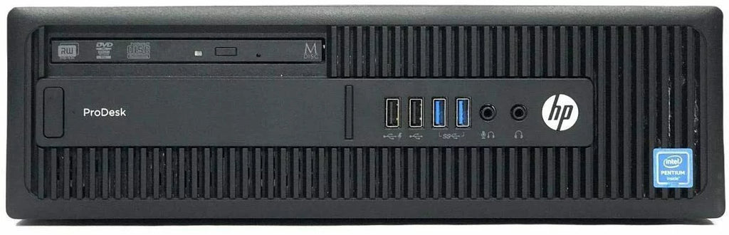Restored HP Desktop PC Intel G4400 3.3GHz Processor 16GB Ram 500GB HDD 20 inch LCD AMD Radeon RX 550 DDR5 Windows 10 V2400
