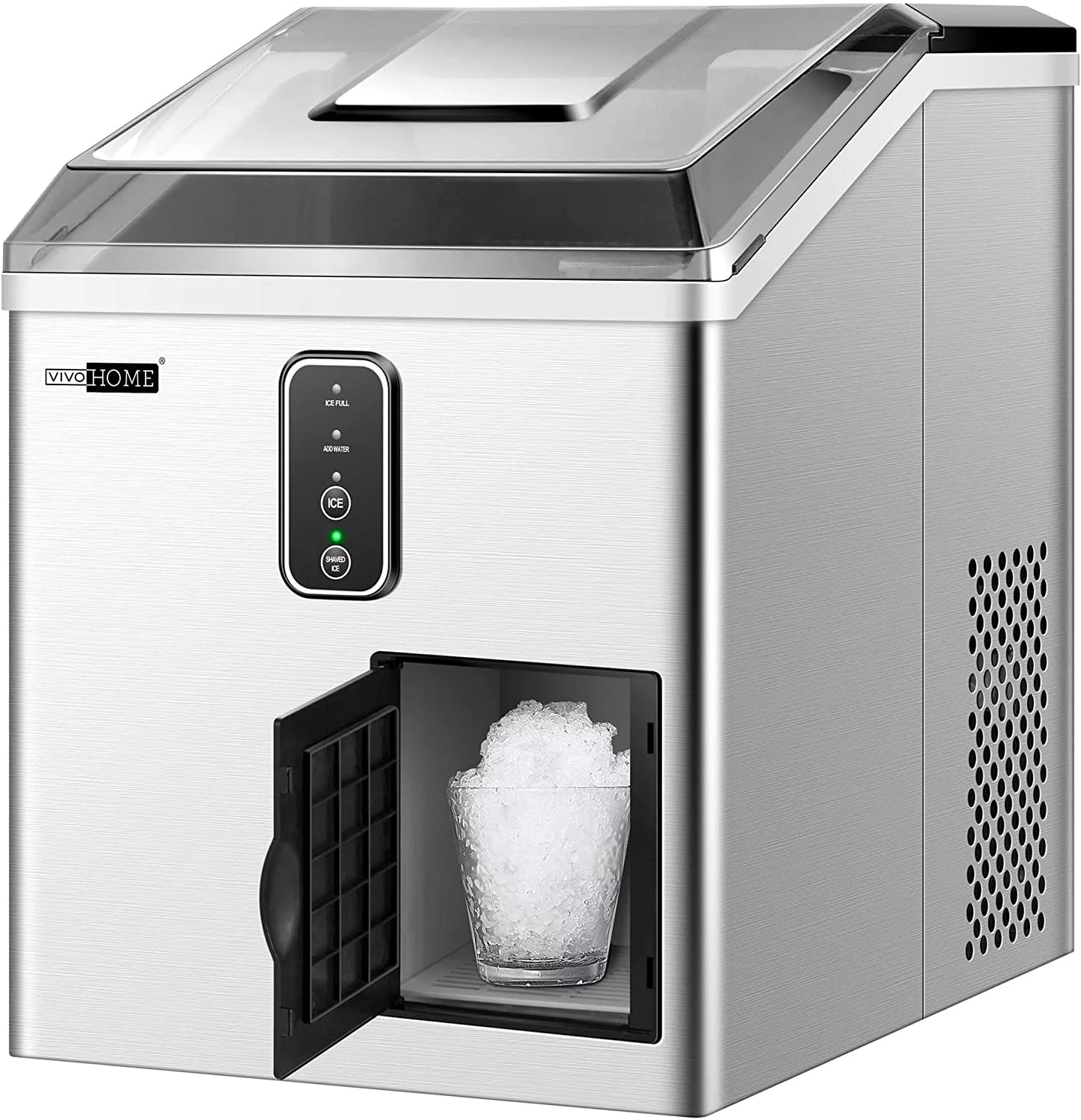 2 in 1 Countertop Ice Maker & Ice Shaver Machine, 33lbs/Day C72017