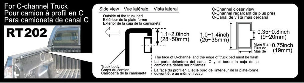 Truck Bed Bike Rack For Pickup Truck With C-Channel Track Systems S892880