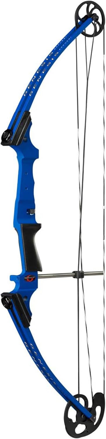 Blue Compound Bow with Adjustable Draw Length 15"-30" and Draw Weight 10-20 Pounds (2 Pack) T8703