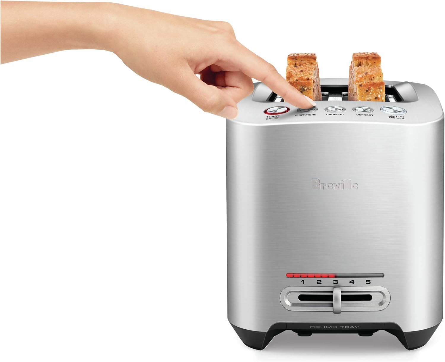 Brushed Stainless Steel 2-Slice Toaster U67042