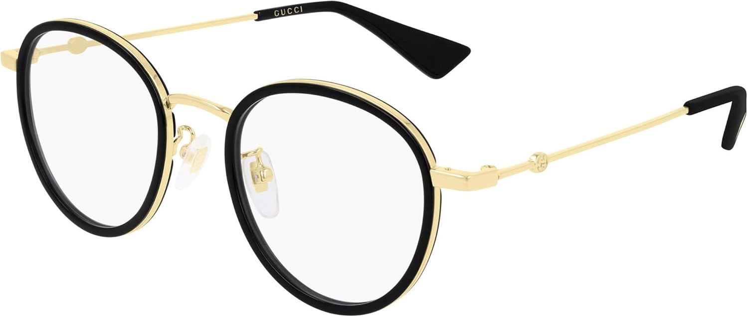 Gold Black 49/21/145 Eyewear Frame Y234