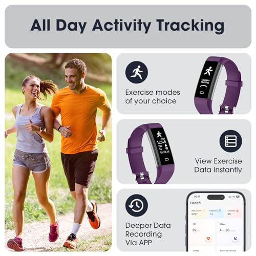 Fitness Tracker with Heart Rate Blood Oxygen Monitor P384522