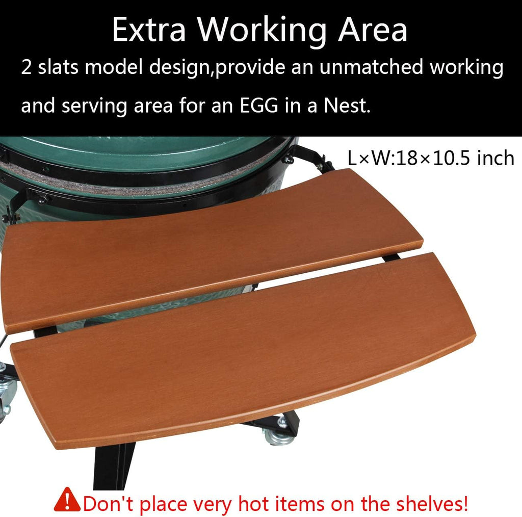HDPE Shelves for Medium Big Green Egg - 2 Shelves Slats X848950