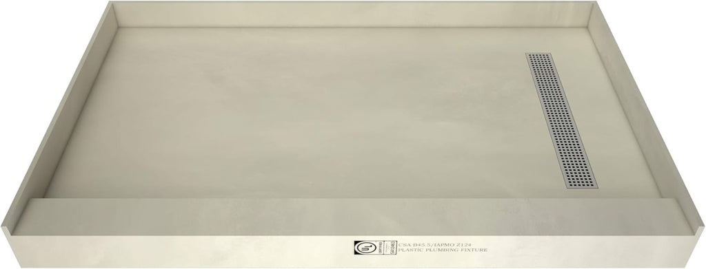 Brushed Nickel Trench Shower Pan W80102