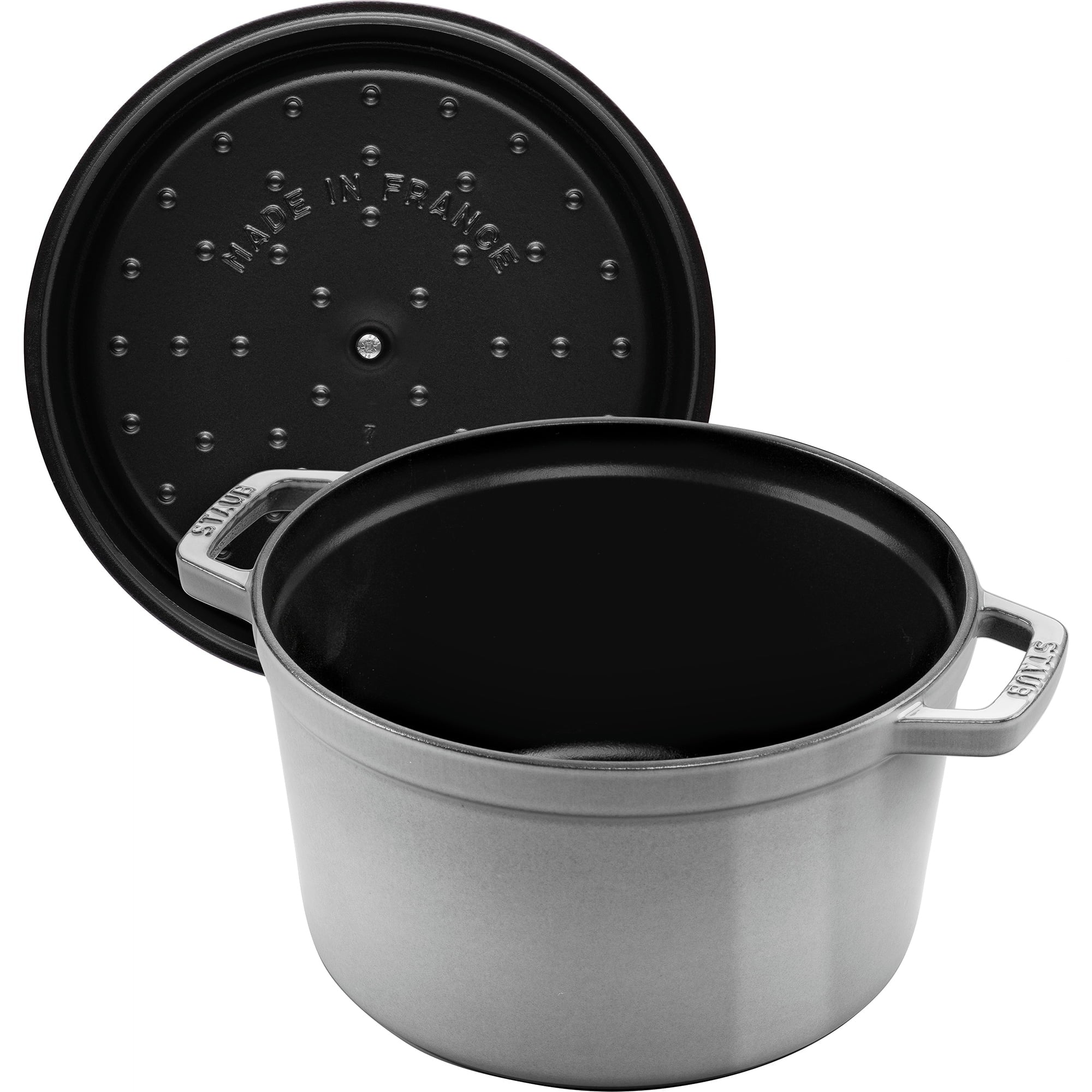 Cast Iron Dutch Oven 5-qt Tall Cocotte, Graphite R422