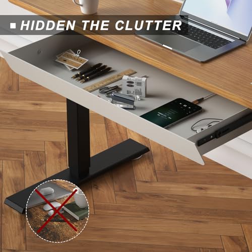 22.4'' Long & 9.2'' deep Under Desk Sliding Drawer with 2 Cable Hole G43920