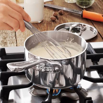 Stainless Steel Saucepan with Lid, 4 qt J7705