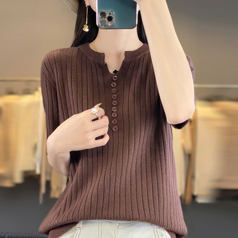 Women's Sweater High-quality Knitwear Women Fashion Knitted Sweater