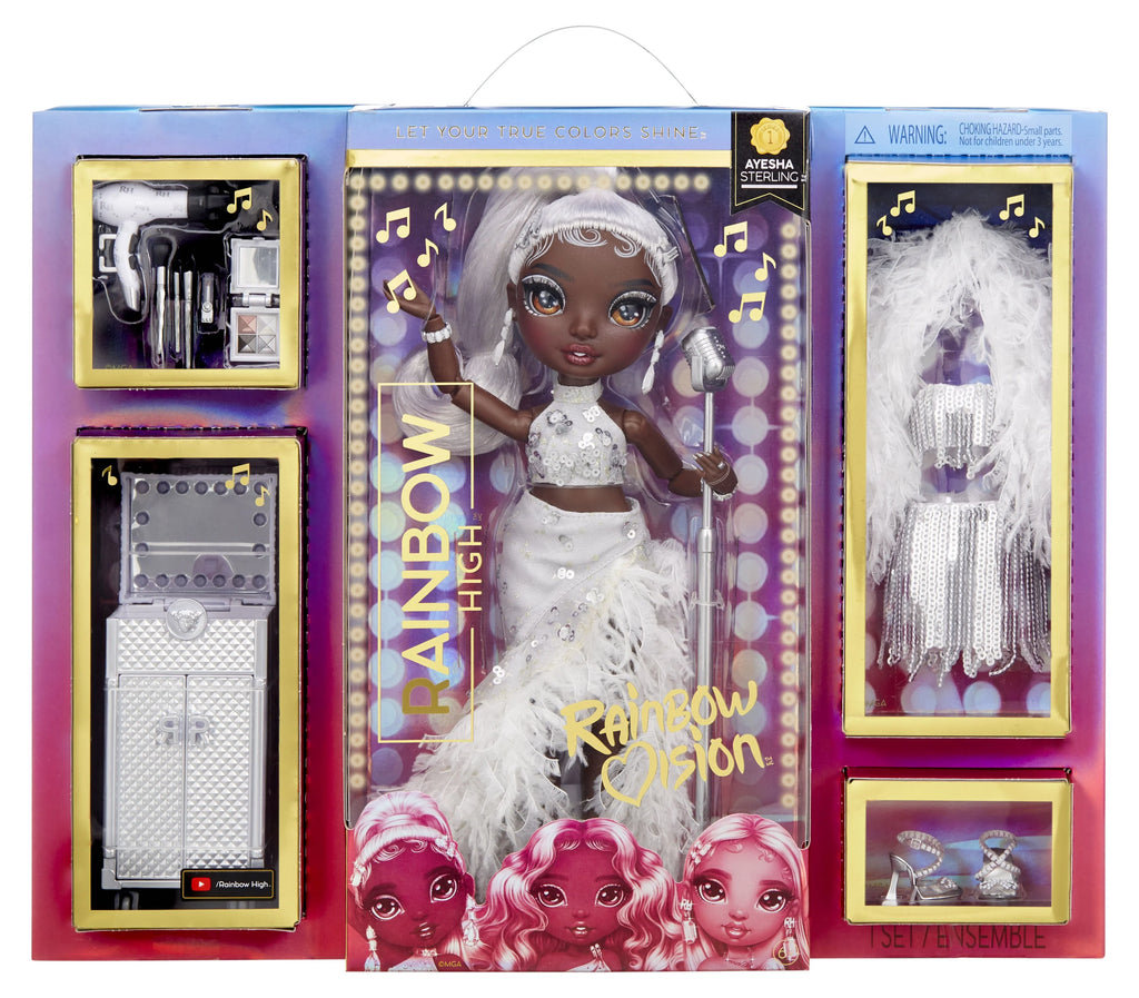 Rainbow High Fashion Doll with 2 Designer Outfits and Vanity Playset Y872