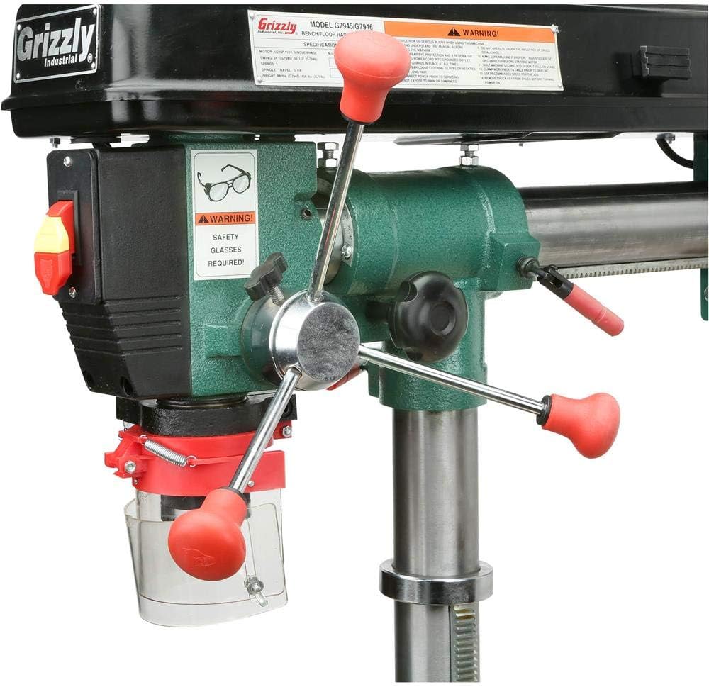 34" Benchtop Radial Drill Press B81755