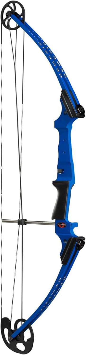 Blue Compound Bow with Adjustable Draw Length 15"-30" and Draw Weight 10-20 Pounds (2 Pack) T8703