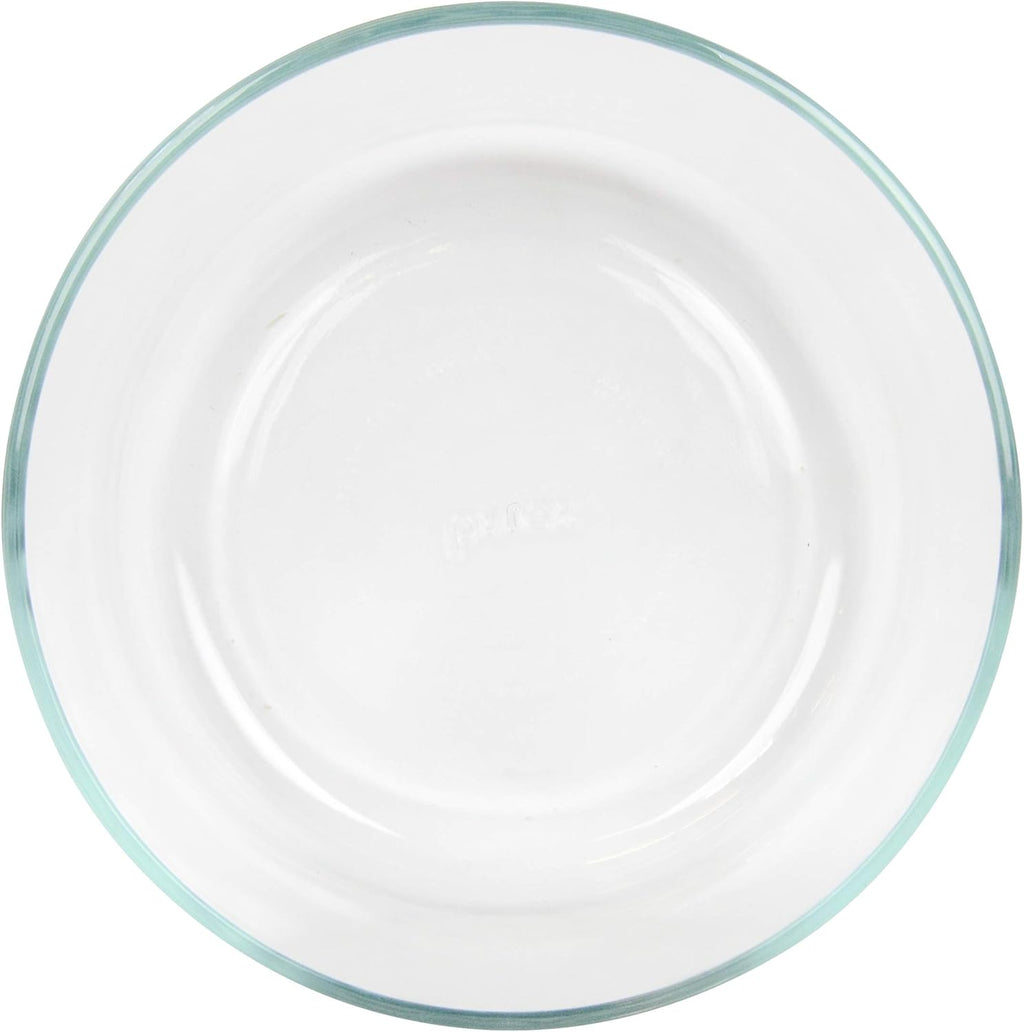 7-Cup Clear Glass Storage Bowl with White Silicone Lid A19522