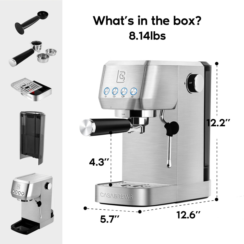 20 Bar Espresso Machine with Milk Frother C85137