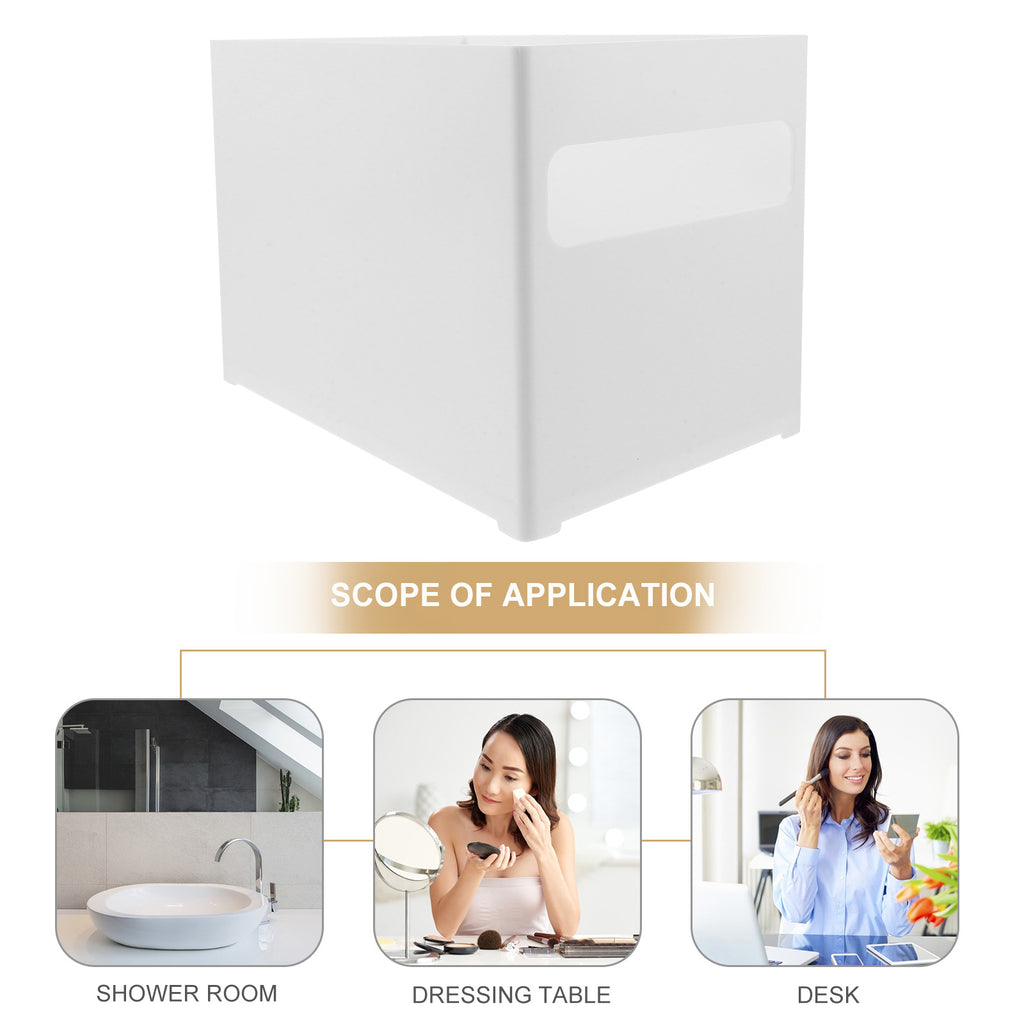 White 21X15X14CM Storage Bin C4422